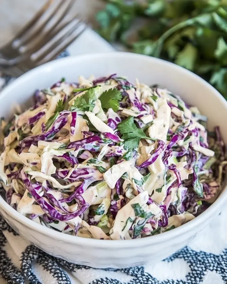 Homemade Spicy Mexican Slaw with Lime and Cilantro photo