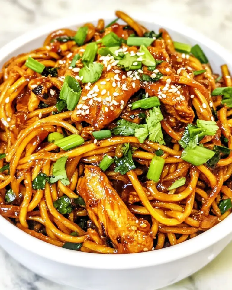 Easy Spicy Sriracha Chicken Noodles photo
