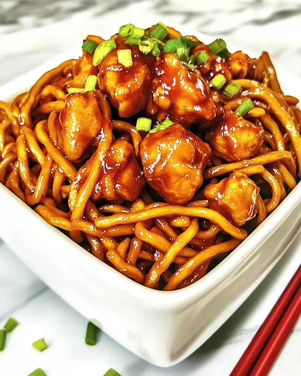 Quick Spicy Sriracha Chicken Noodles recipe photo