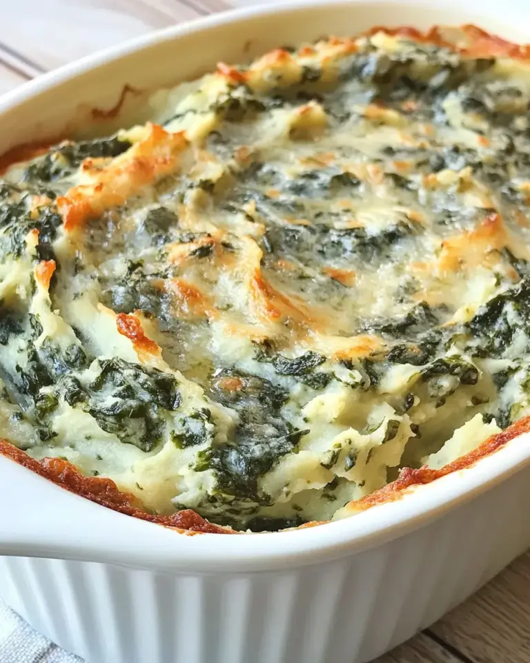 Homemade Spinach Mashed Potatoes photo