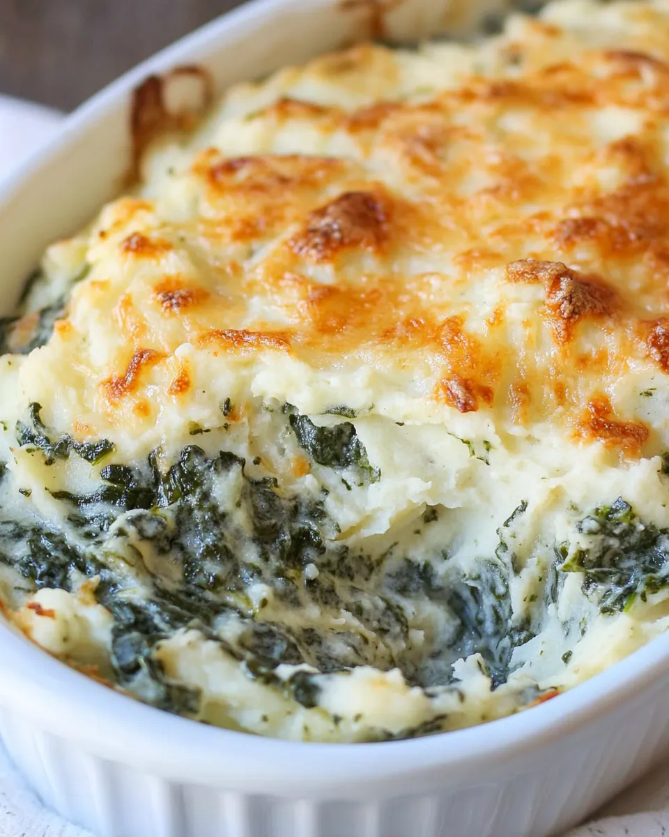 Classic Spinach Mashed Potatoes image