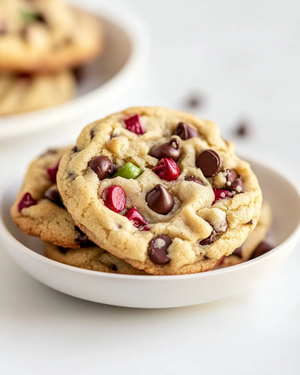 Delicious Spumoni Chocolate Chip Cookies shot
