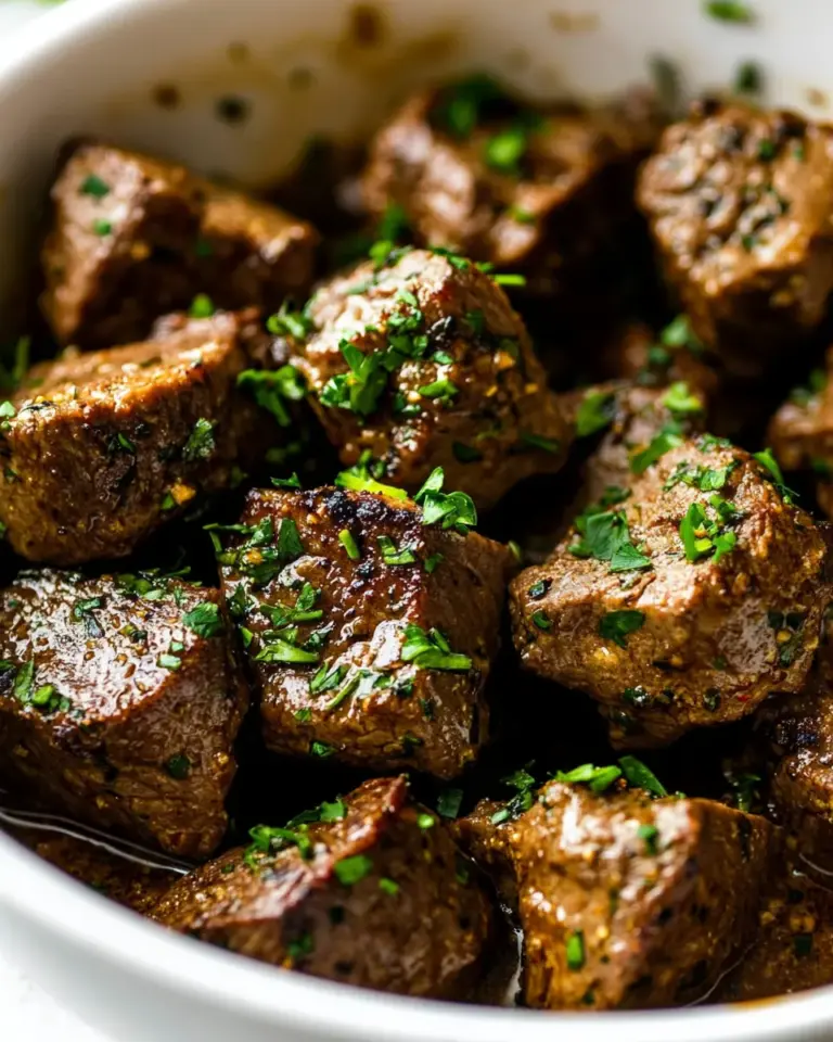 Homemade Steak Bites with Garlic Butter photo