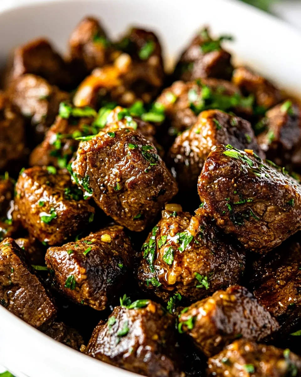 Classic Steak Bites with Garlic Butter image