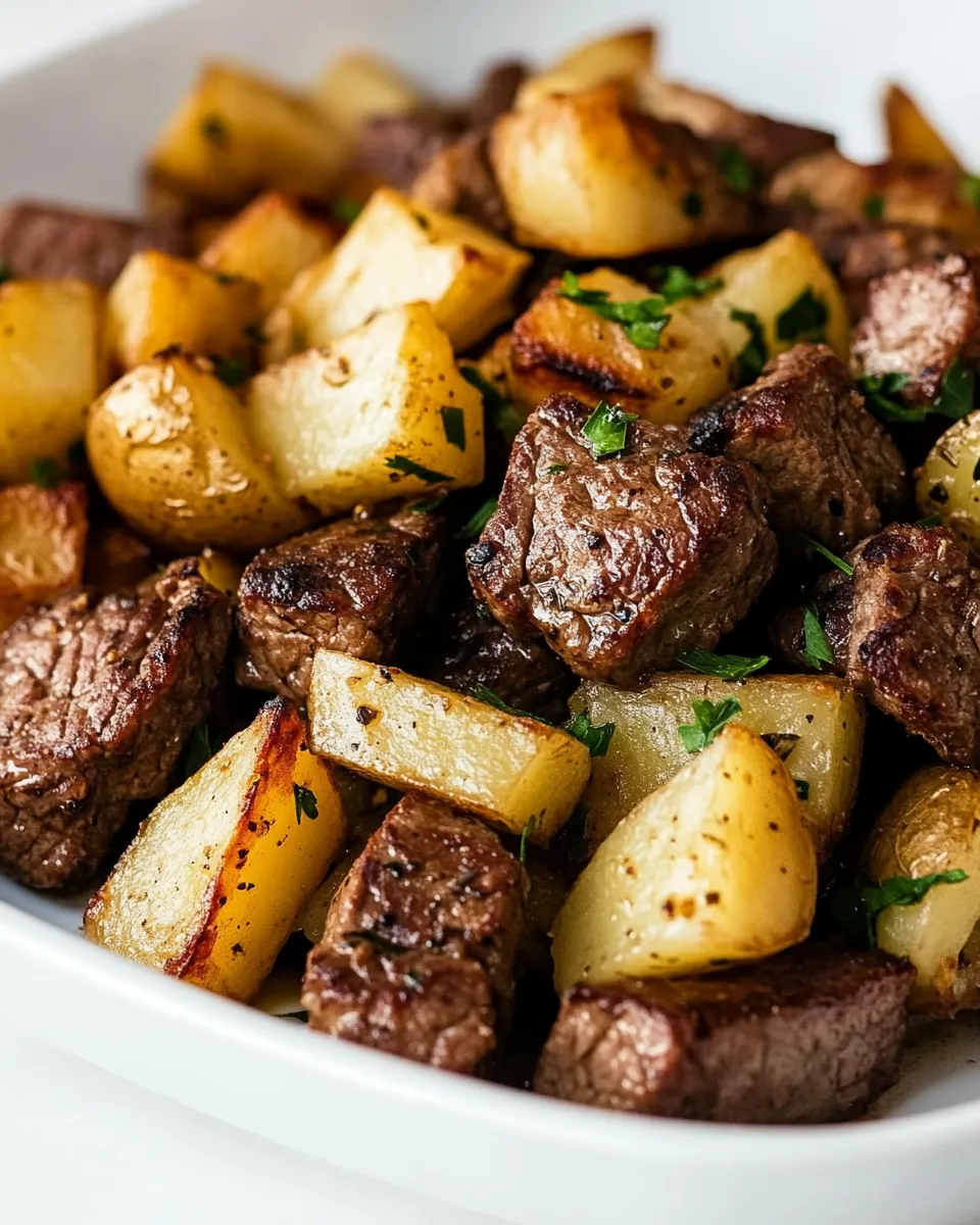 Homemade Steak and Potatoes photo