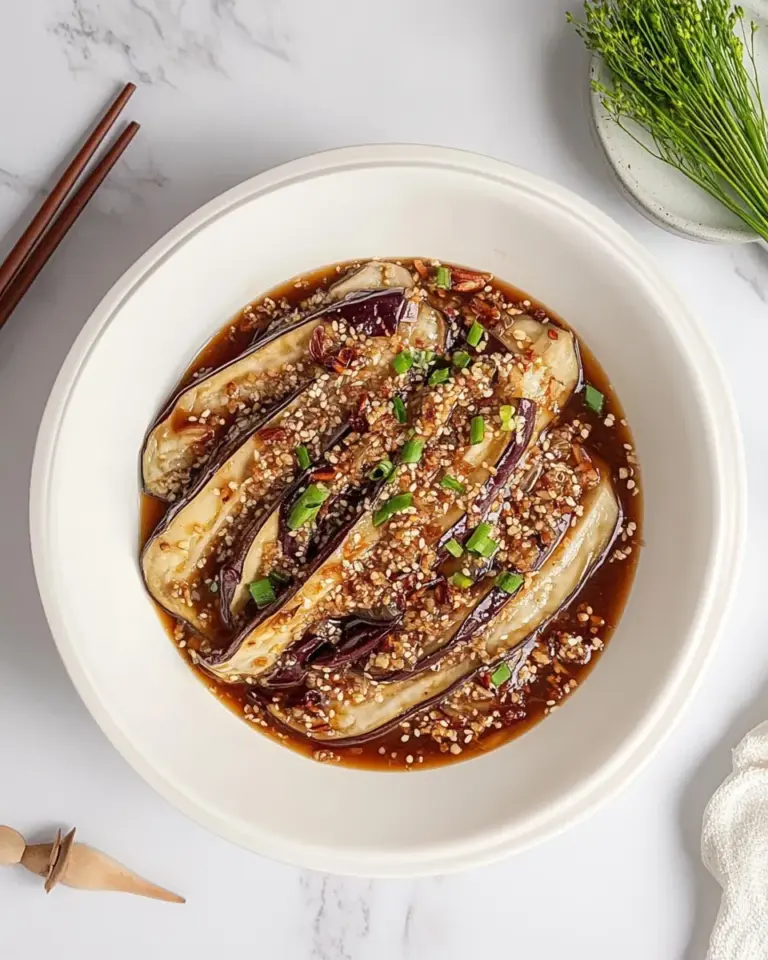 Homemade Steamed Eggplant photo