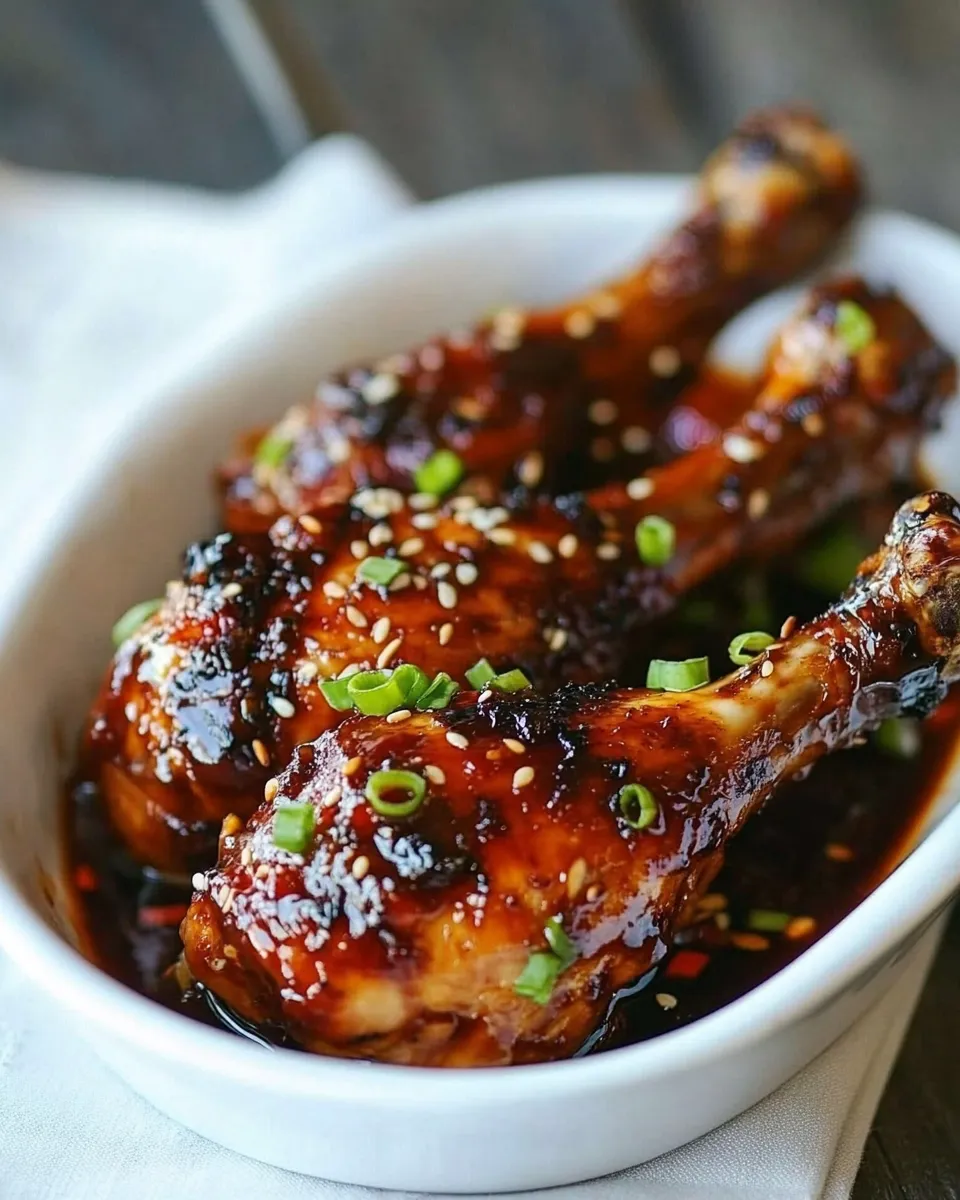 Homemade Sticky Chicken Drumsticks photo