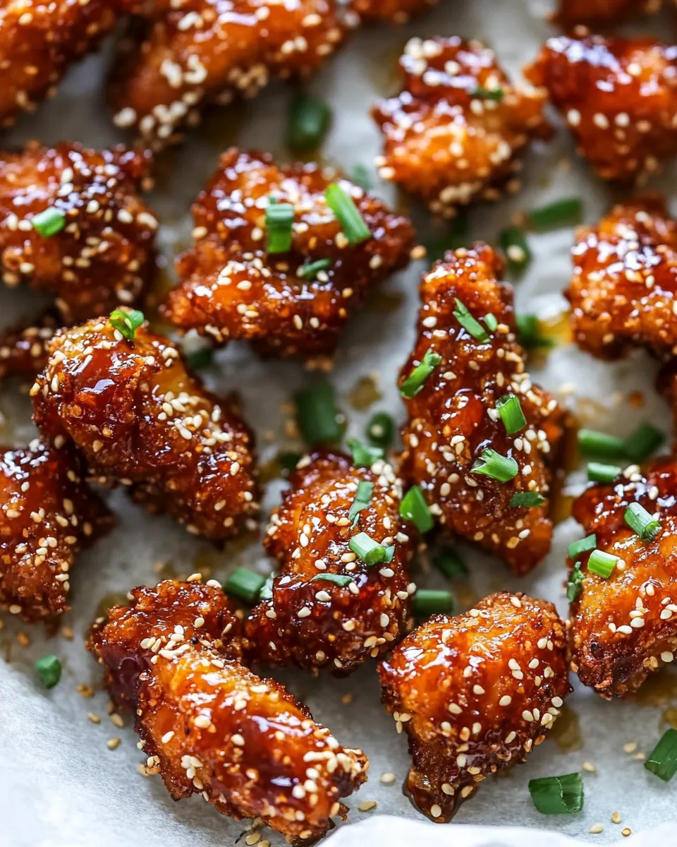 Classic Sticky Honey Sriracha Chicken Bites image