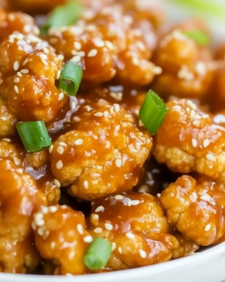 Homemade Sticky Sesame Cauliflower photo