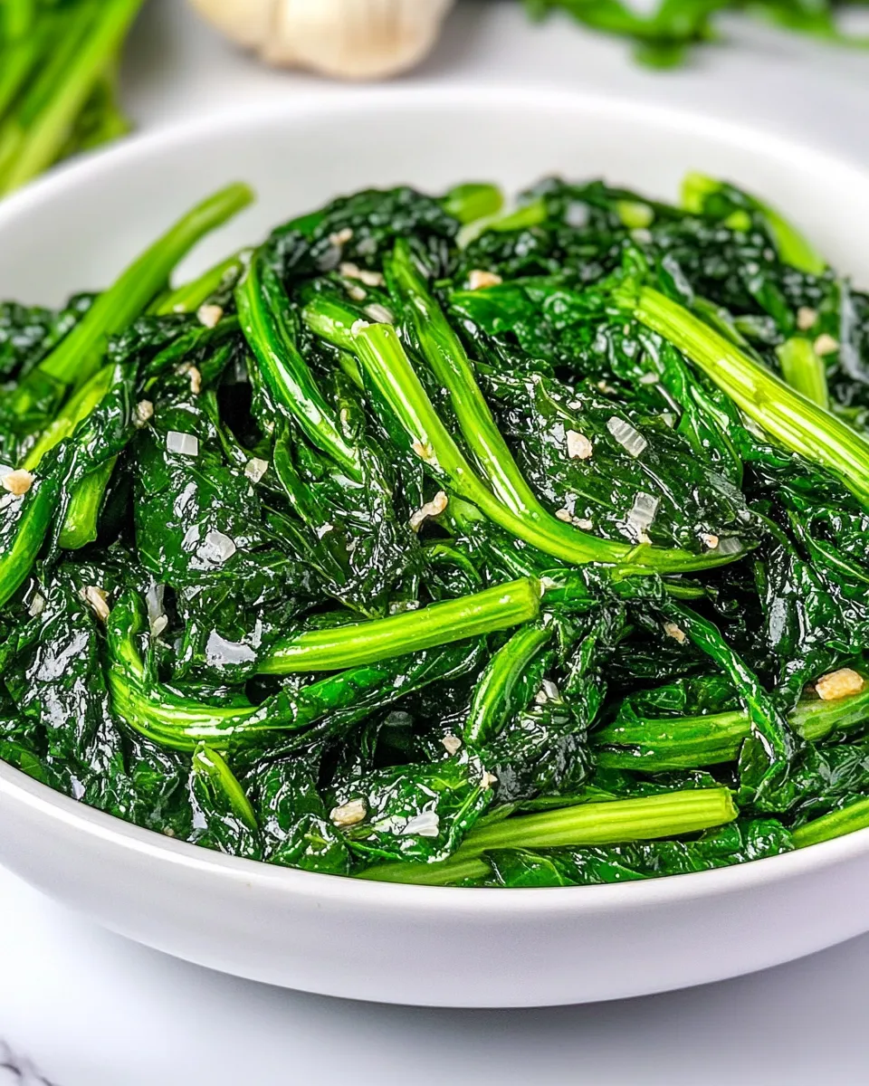 Delicious Stir-Fried Watercress image