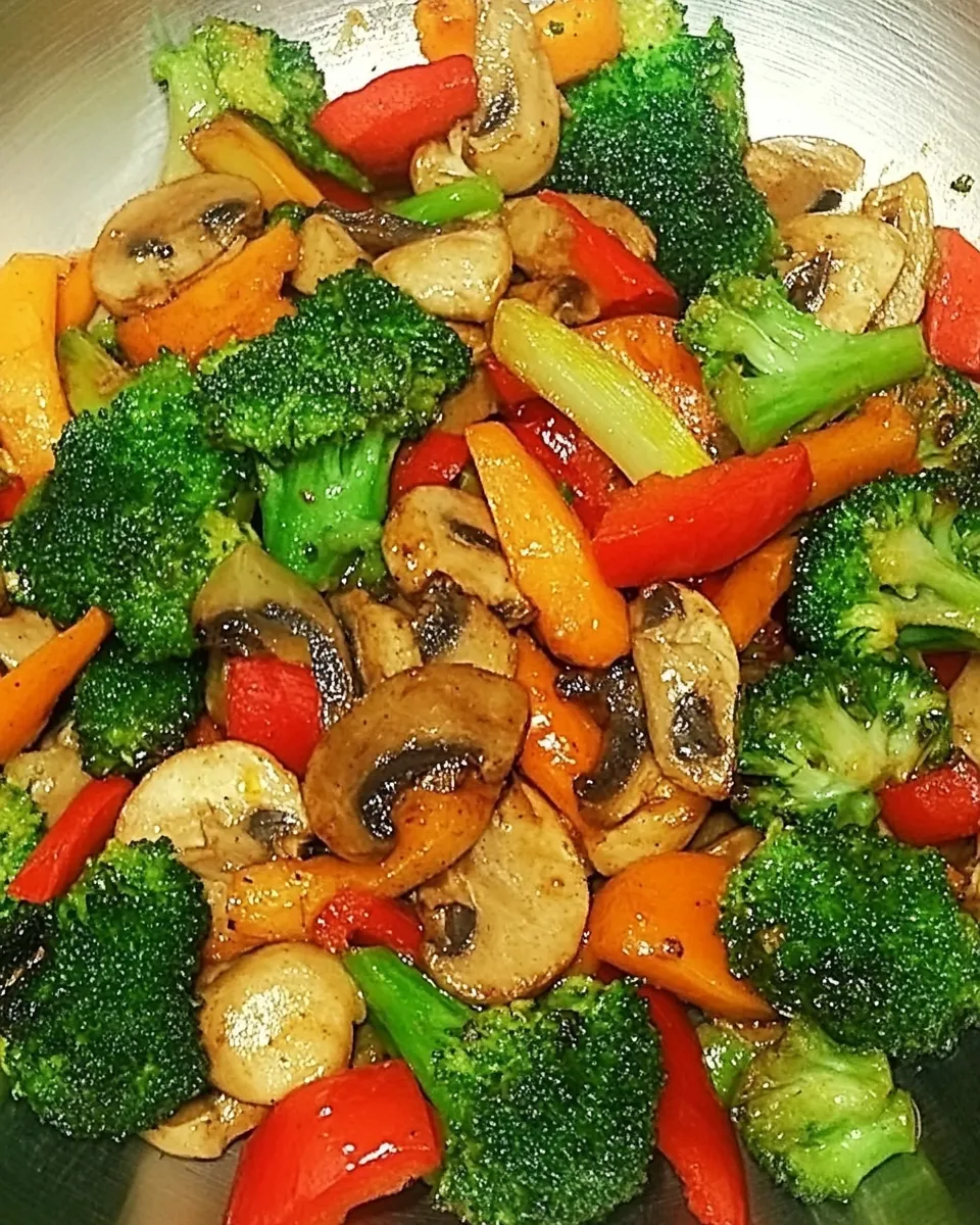 Homemade Stir Fry Vegetables photo