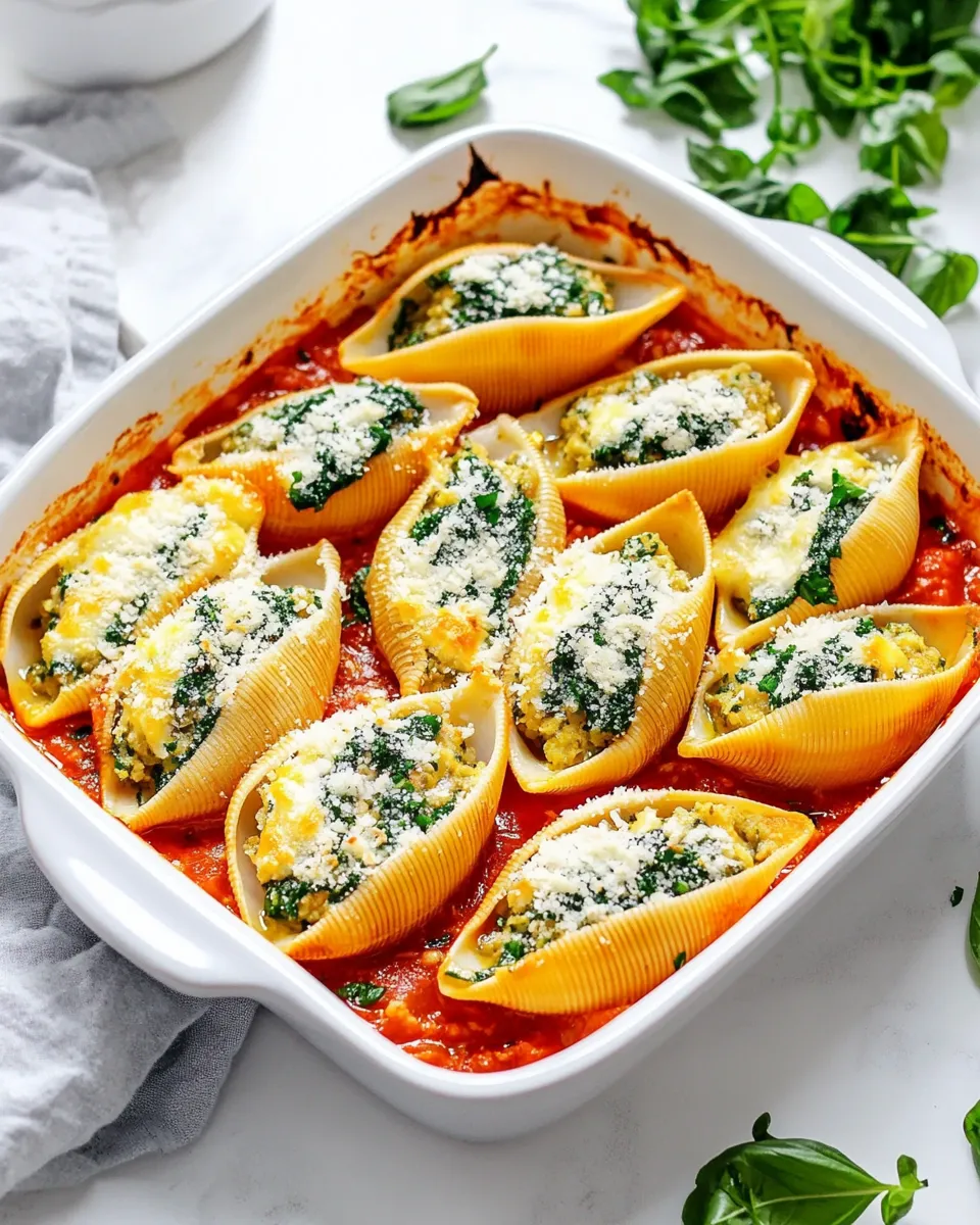 Delicious Stuffed Shells shot