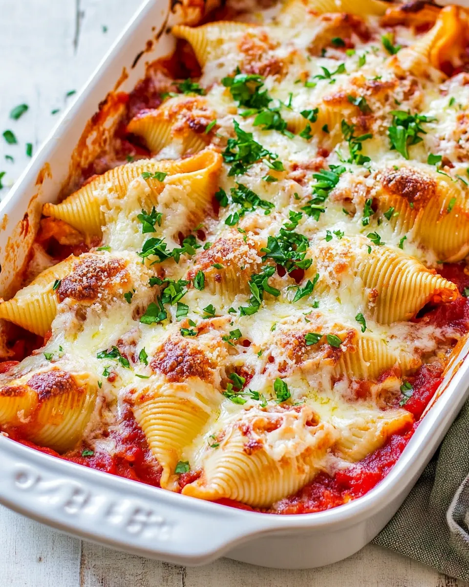 Easy Stuffed Shells Recipe shot