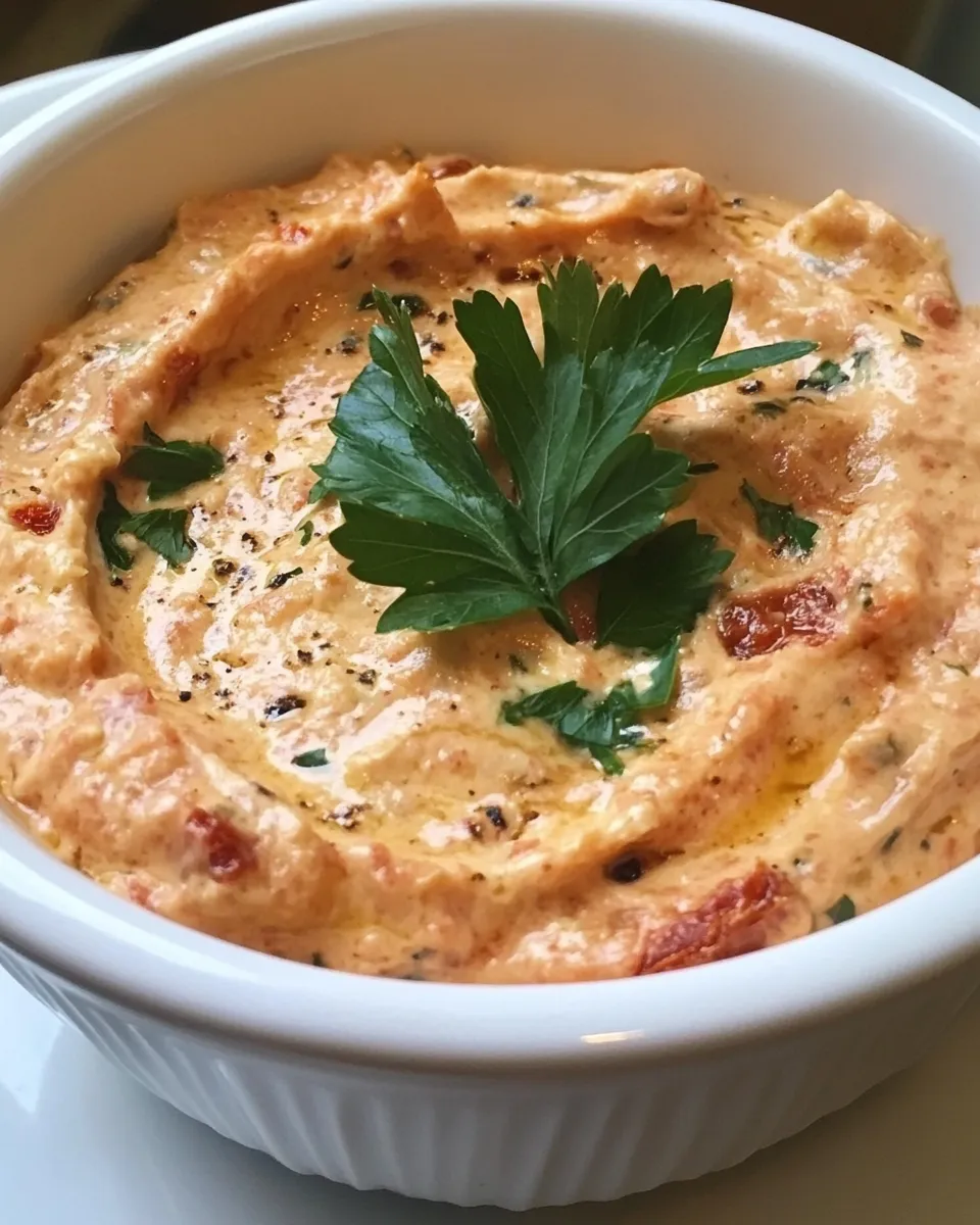 Homemade Sun Dried Tomato Dip photo