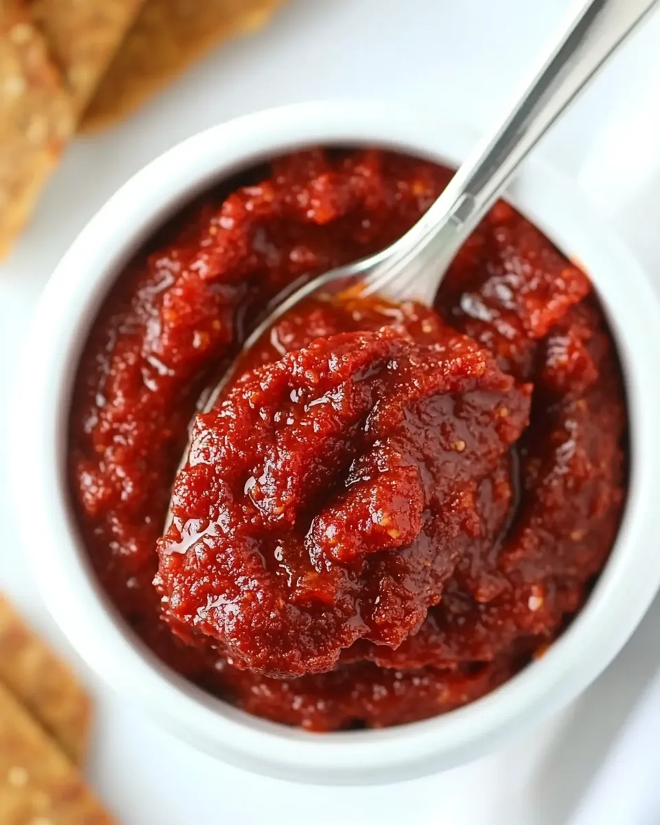 Homemade Sun Dried Tomato Spread recipe photo