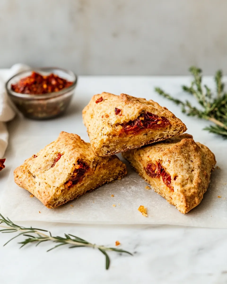Ultimate Sun Dried Tomato and Herb Scones. picture