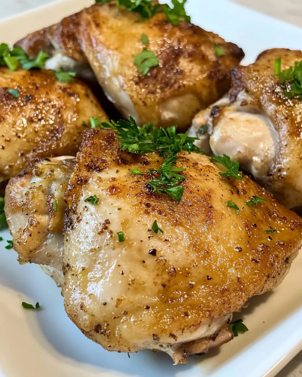 Homemade Super Crispy Sous Vide Boneless Chicken Thighs photo