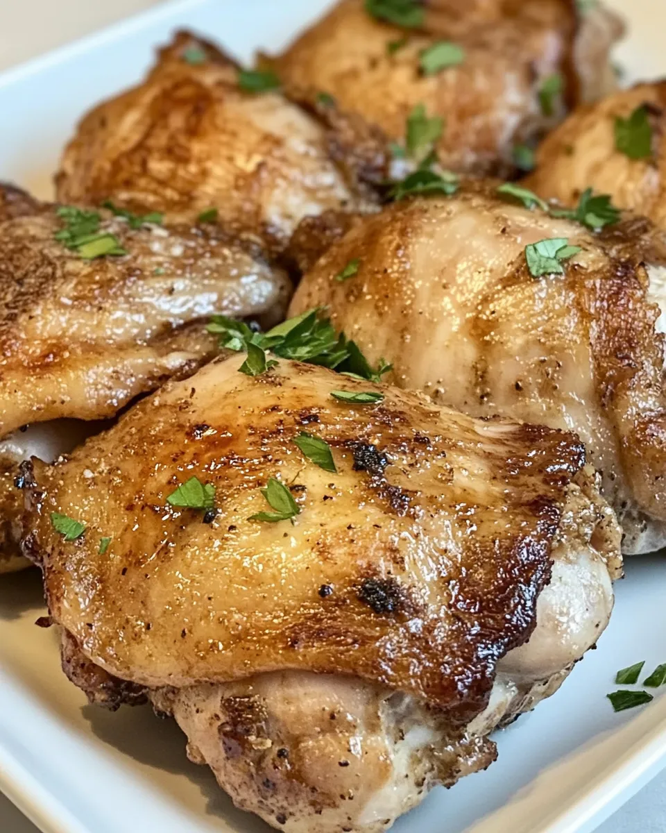 Classic Super Crispy Sous Vide Boneless Chicken Thighs image
