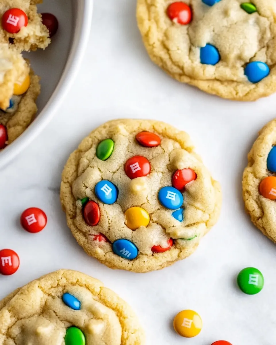 Homemade Super Soft and Chewy M&M Cookies photo