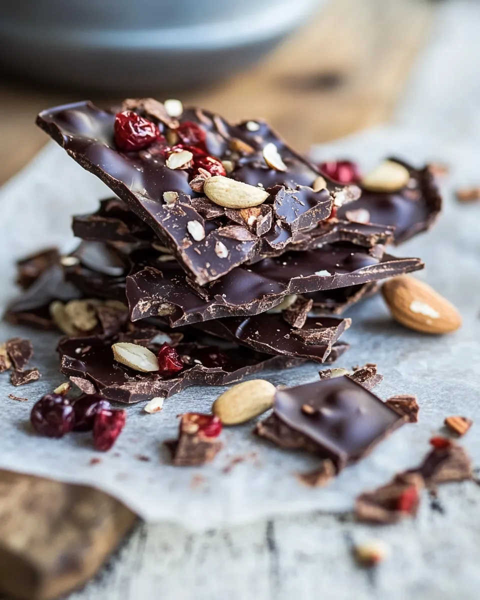 Homemade Superfood Chocolate Bark photo