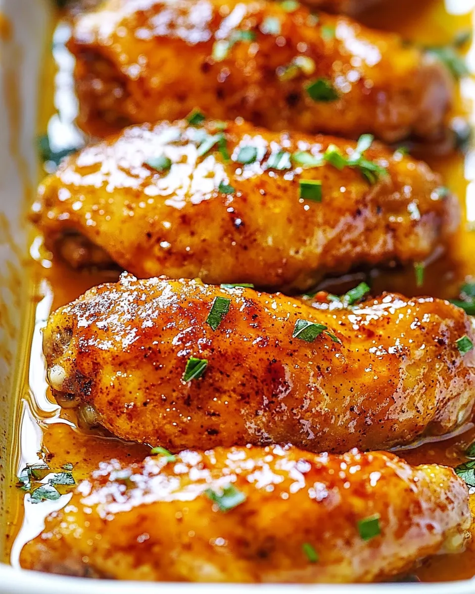 Tasty Sweet Chili Chicken Wings shot