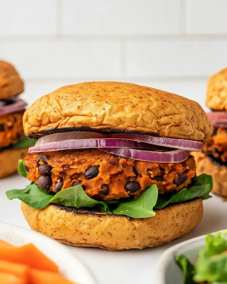 Easy Sweet Potato Black Bean Burgers photo