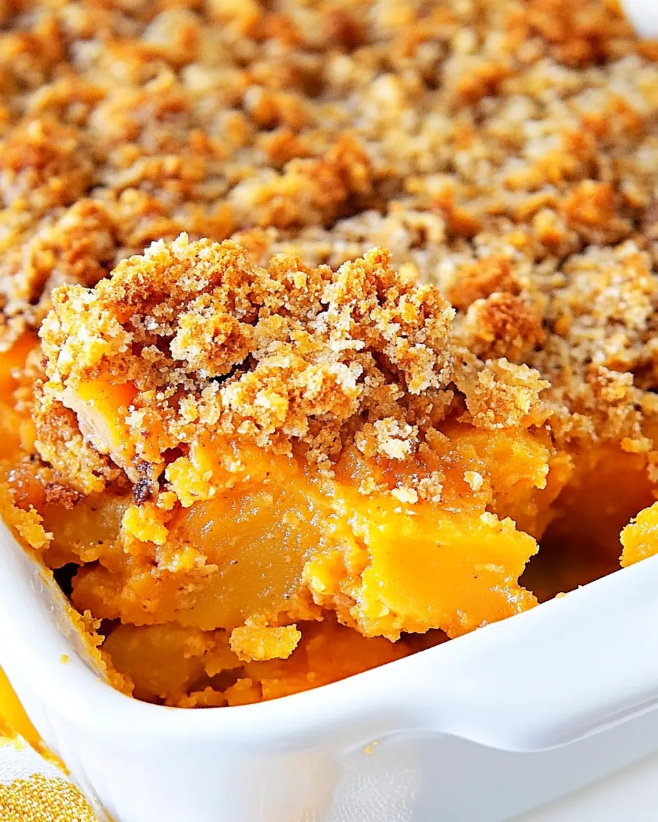Delicious Sweet Potato Crunch Casserole shot