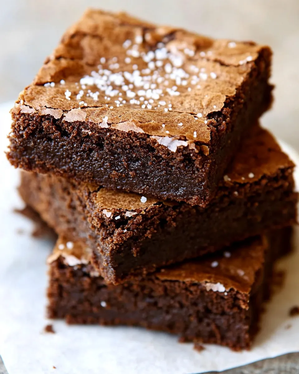 Easy Sweet and Salty Brownies recipe photo