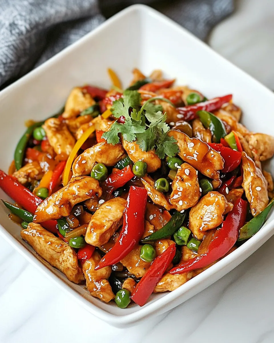 Classic Szechuan Chicken Stir-Fry image