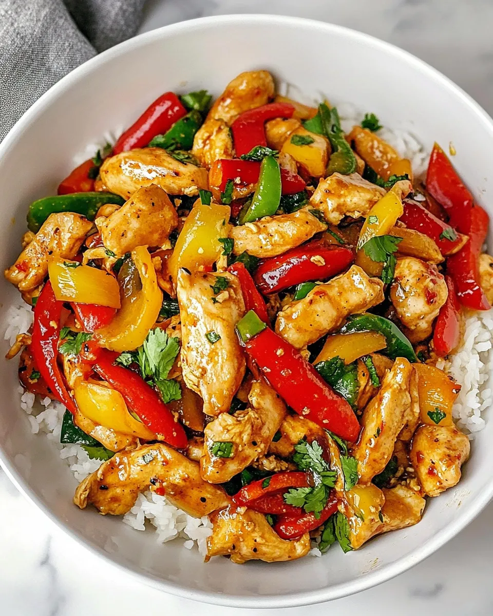 Easy Szechuan Chicken Stir-Fry recipe photo