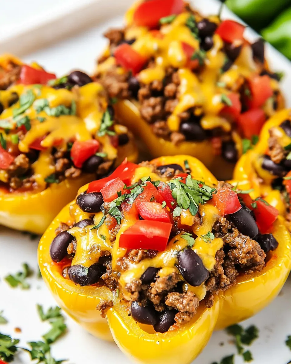 Homemade Taco-Stuffed Peppers photo