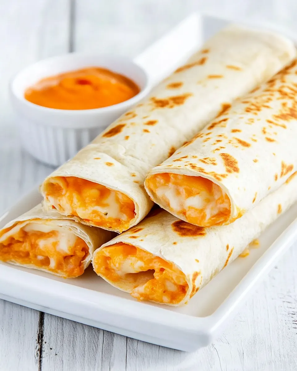 Classic Taco Bell Cheesy Roll Up Recipe (Easy 3-Cheese Copycat) image