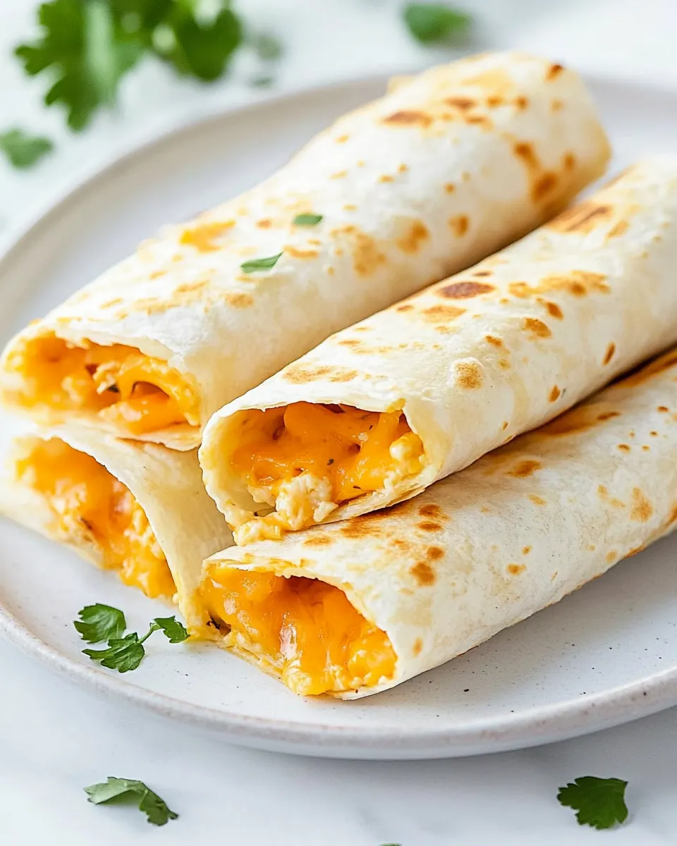 Easy Taco Bell Cheesy Roll Up Recipe (Easy 3-Cheese Copycat) shot