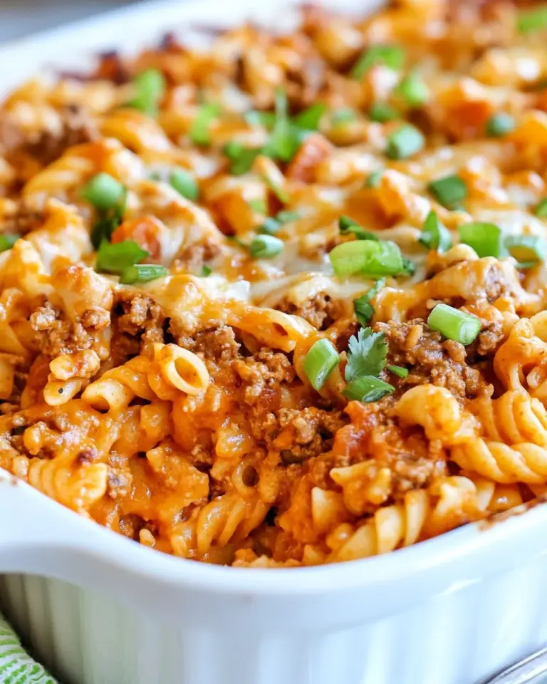 Easy Taco Pasta Casserole photo