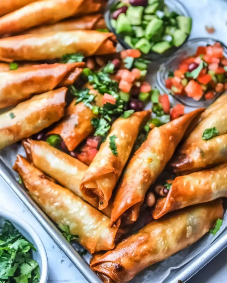 Homemade Taquitos with Cheese, Beans, and Green Chiles photo