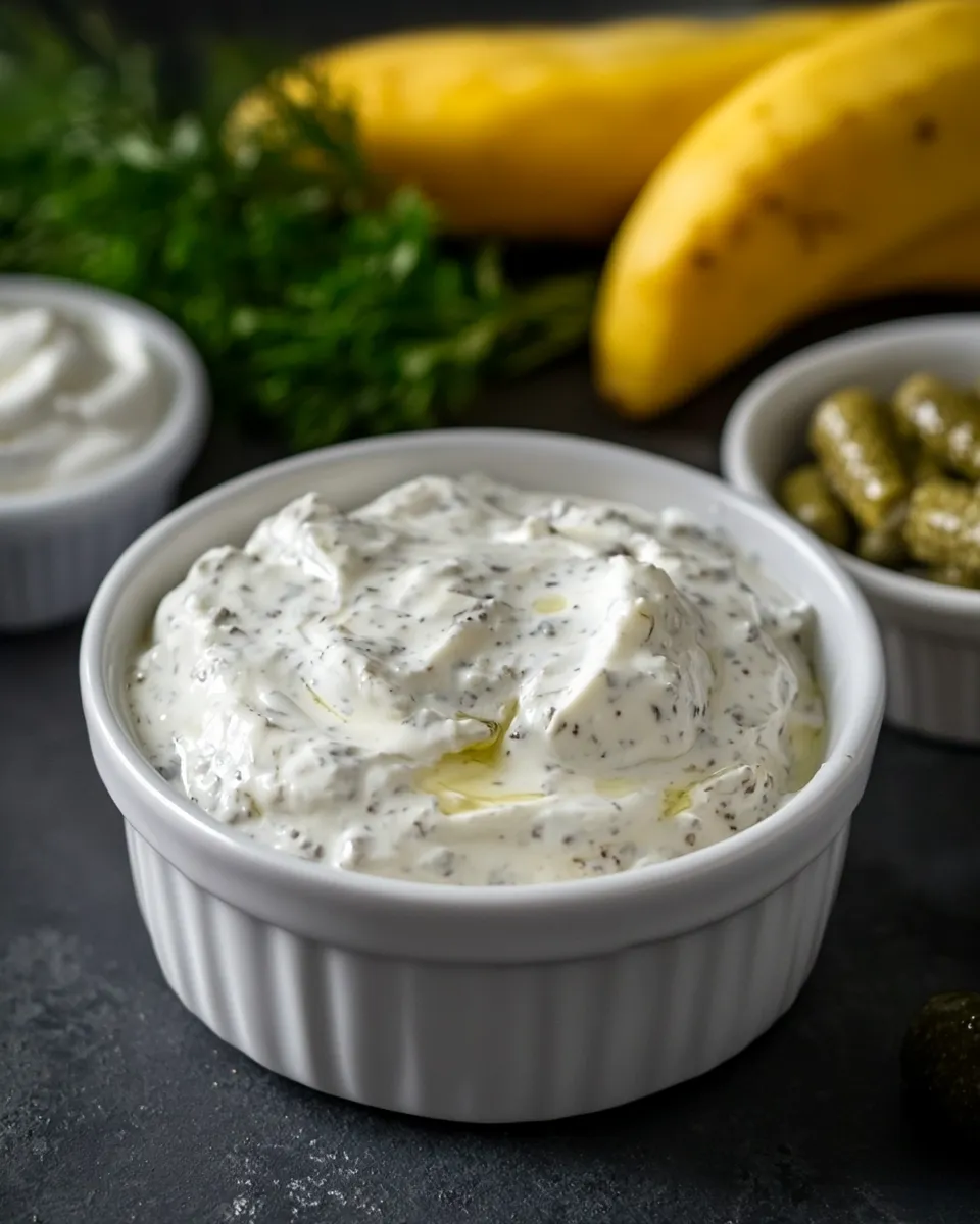 Classic Tartar Sauce with Sour Cream (without mayo) image