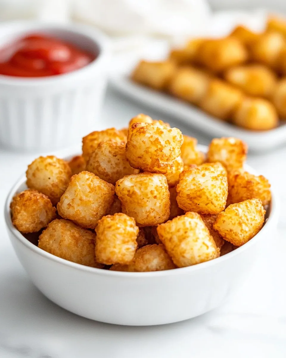 Delicious Tater Tots in Air Fryer shot