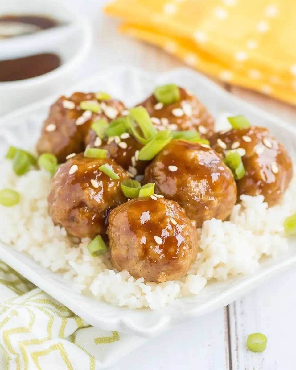 Classic Teriyaki Meatballs image