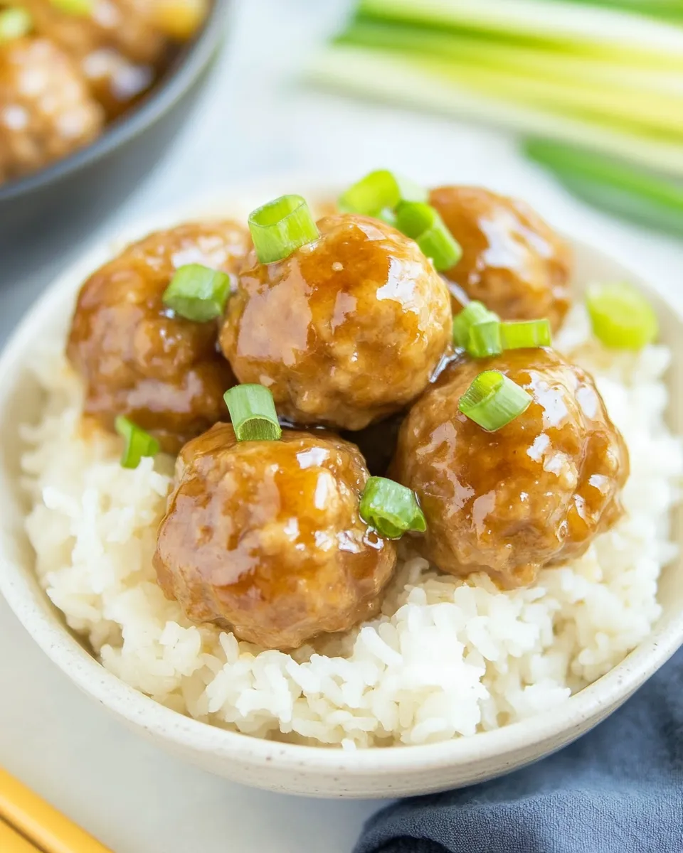 Easy Teriyaki Meatballs recipe photo