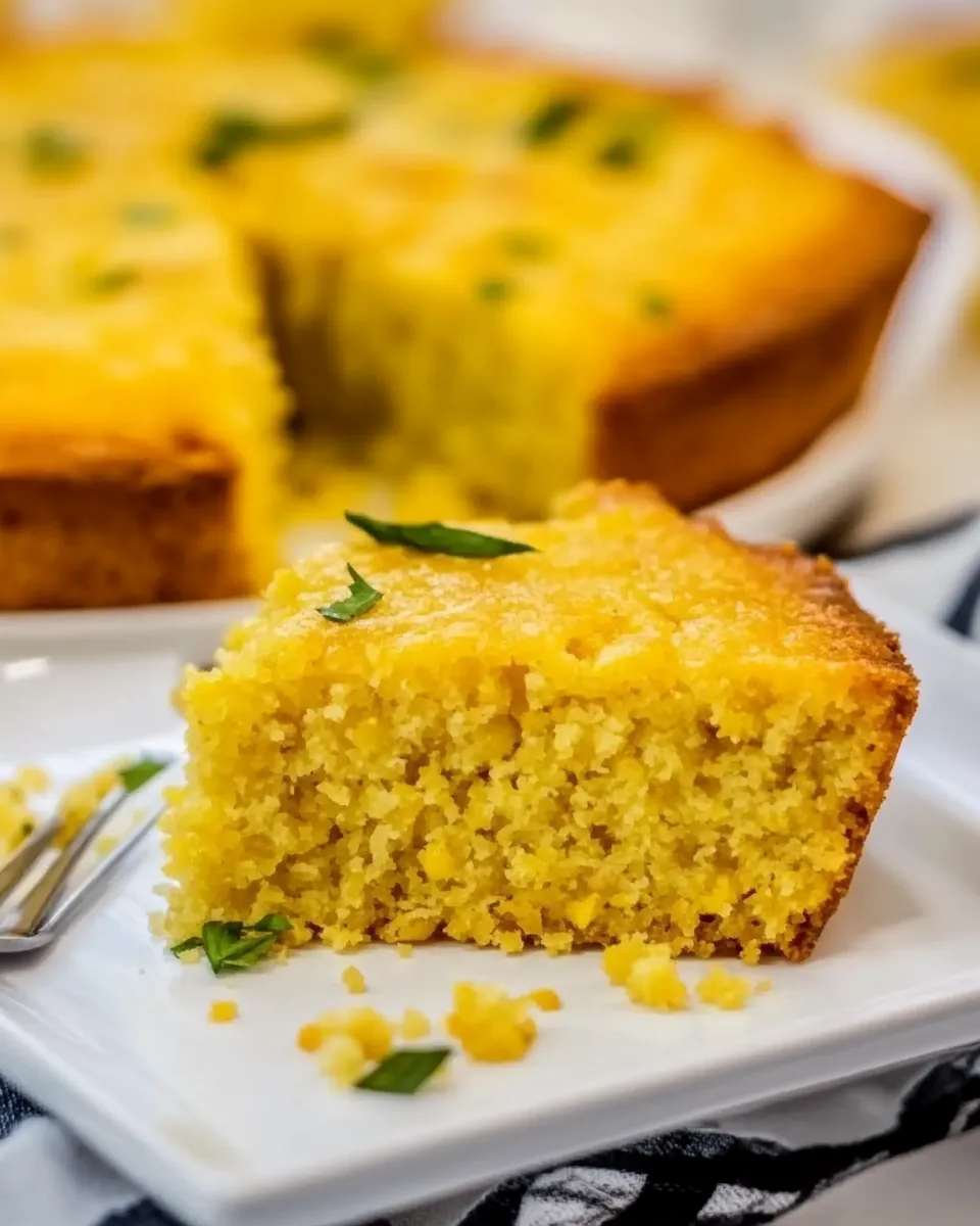 Savory Texas-Style Jiffy Cornbread shot