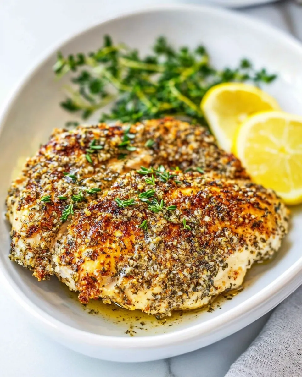 Homemade Texas Roadhouse Herb Crusted Chicken photo