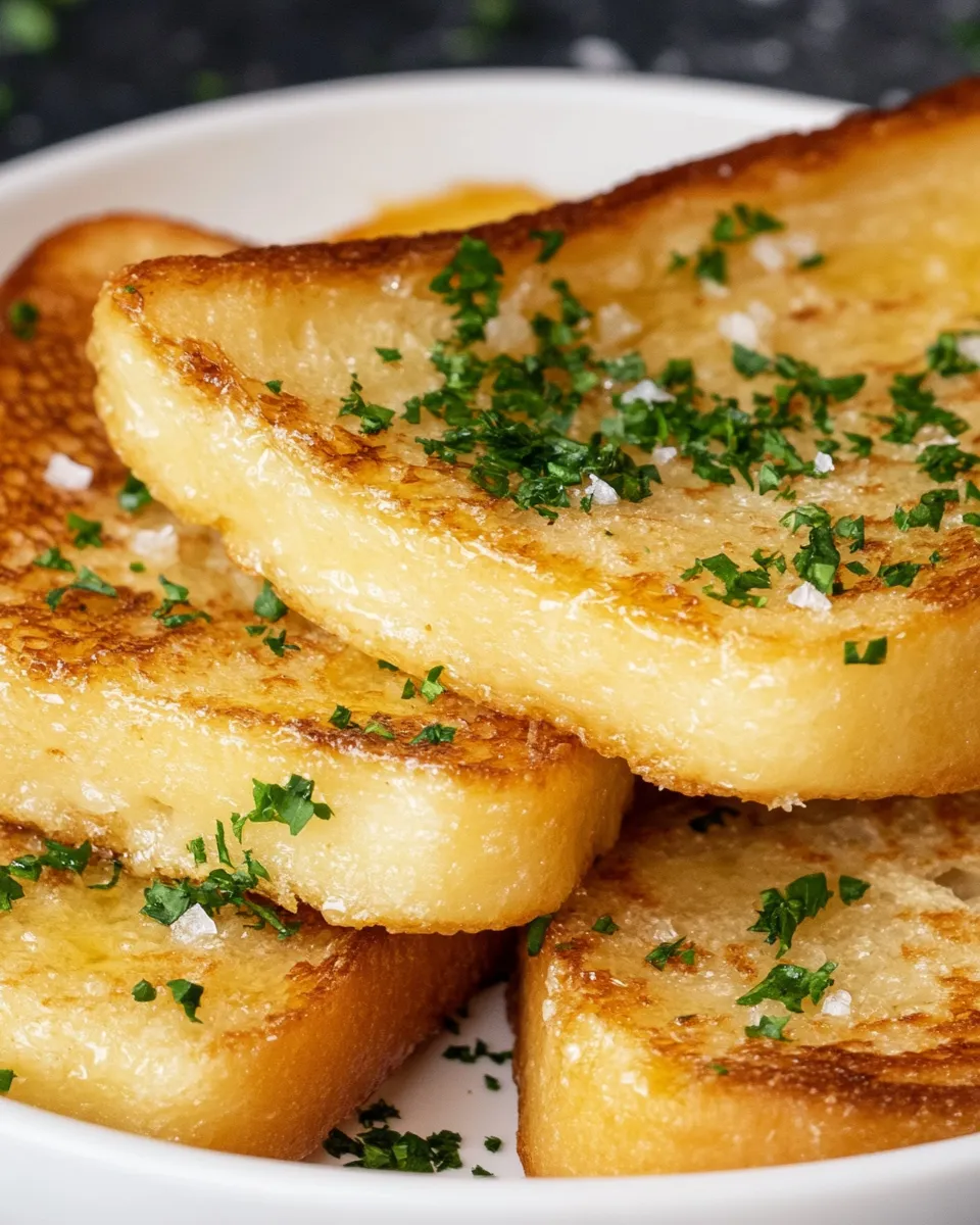 Delicious Texas Toast shot