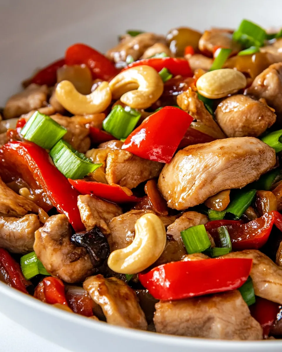 Easy Thai Cashew Chicken recipe photo