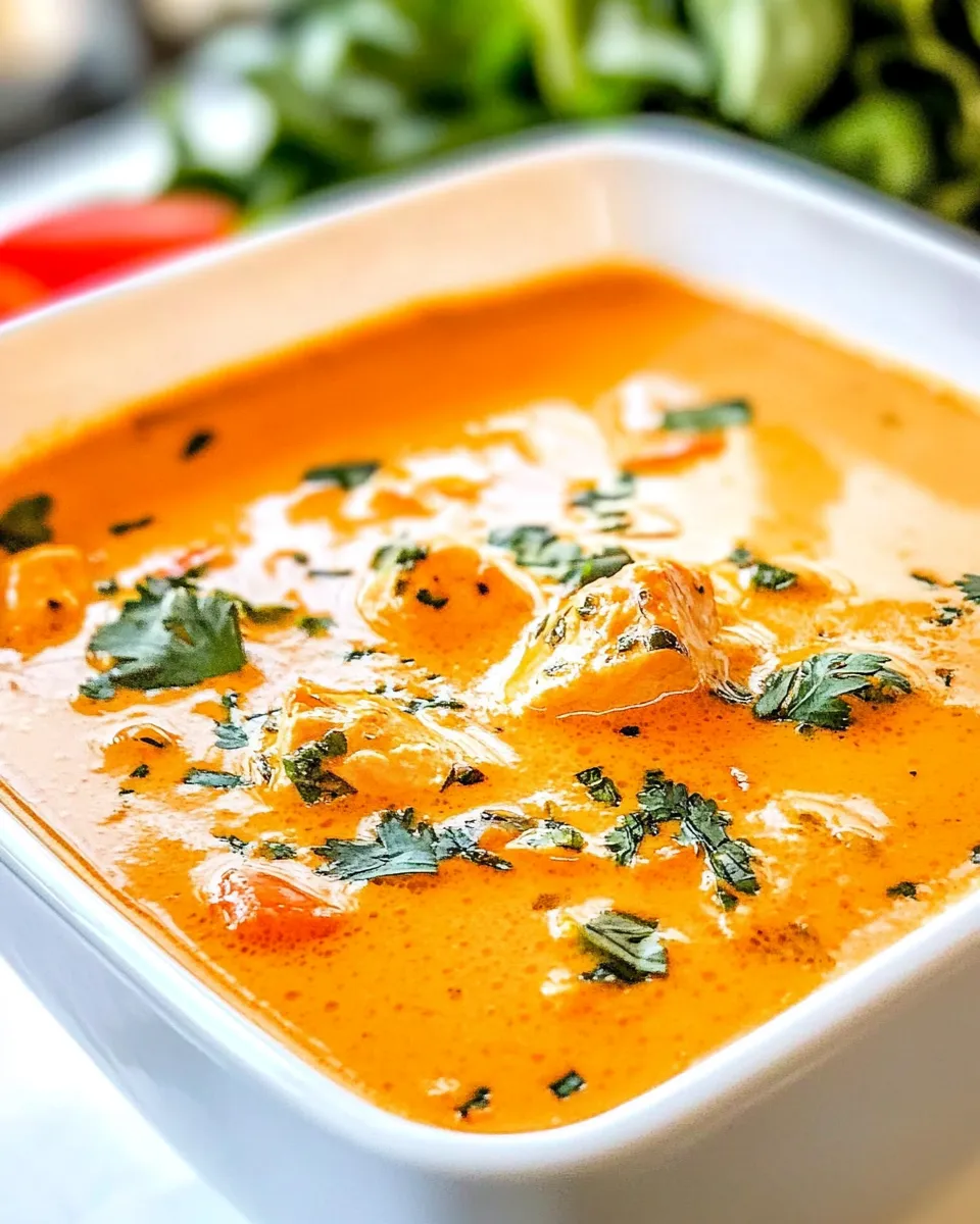 Homemade Thai Chicken Coconut Curry Soup photo
