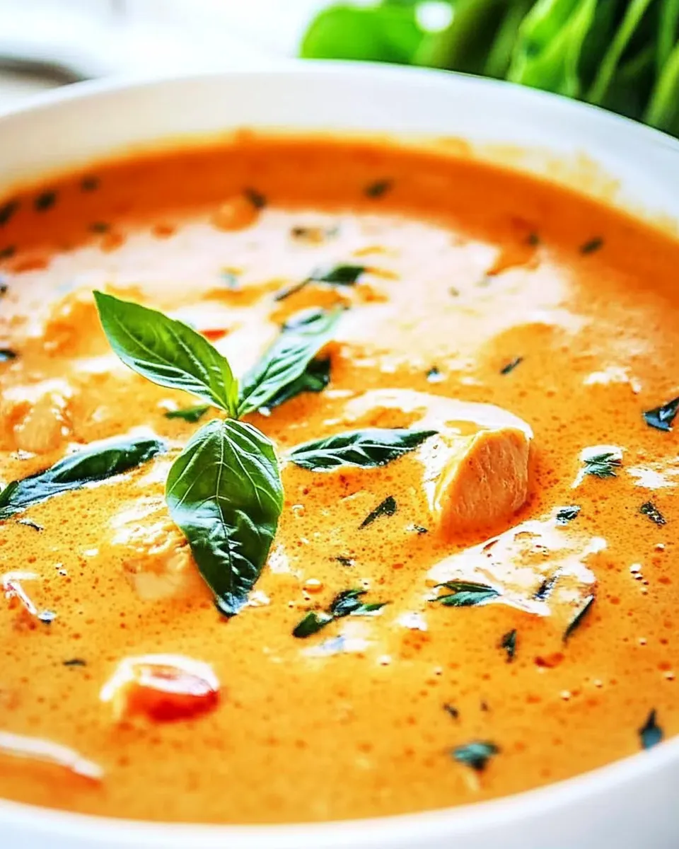Classic Thai Chicken Coconut Curry Soup image