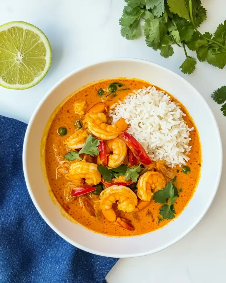 Homemade Thai Prawn Curry photo