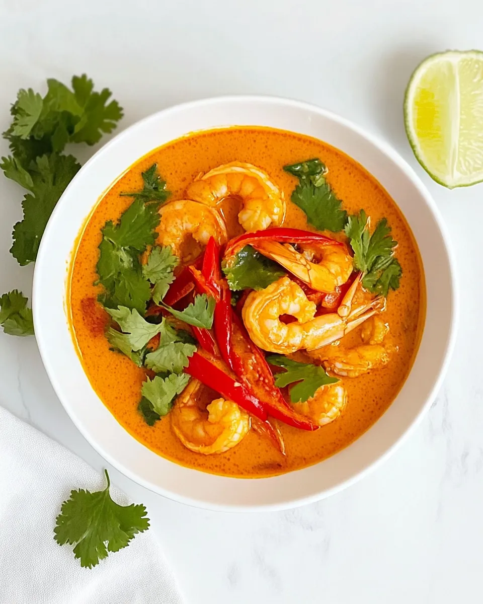 Classic Thai Prawn Curry image