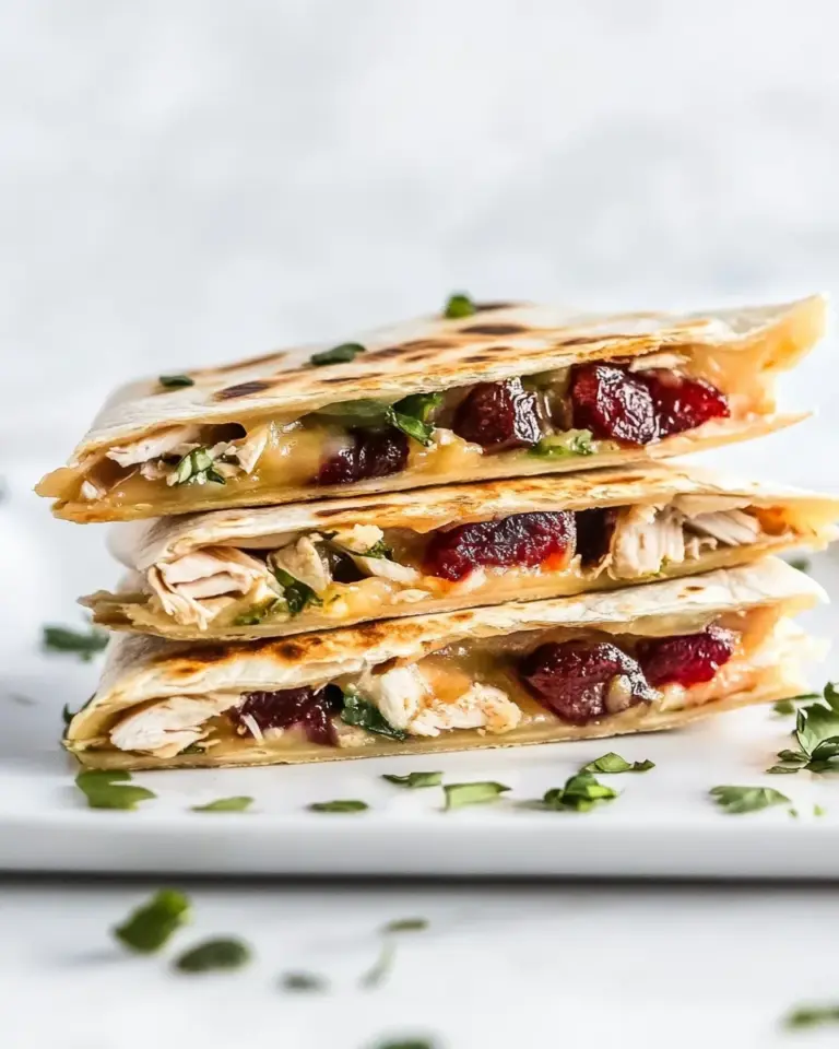 Homemade Thanksgiving Quesadilla (Turkey Quesadilla) photo
