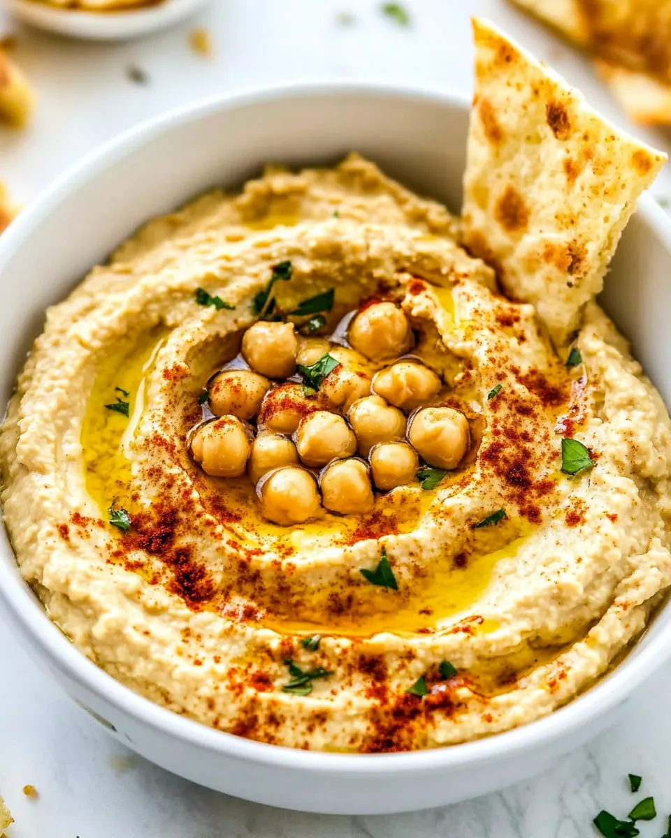 Delicious The BEST Hummus I Have Ever Had! food shot