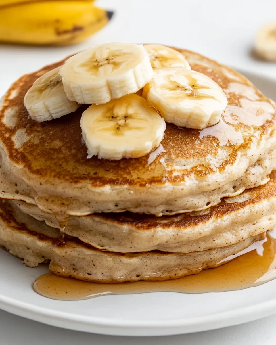 Delicious The Best Banana Pancakes shot